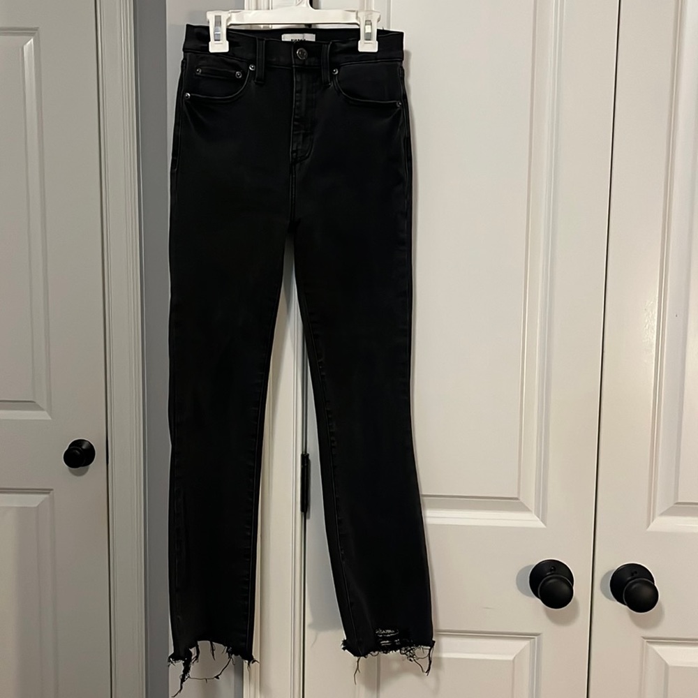PISTOLA Lennon Crop Jeans - Black - 25